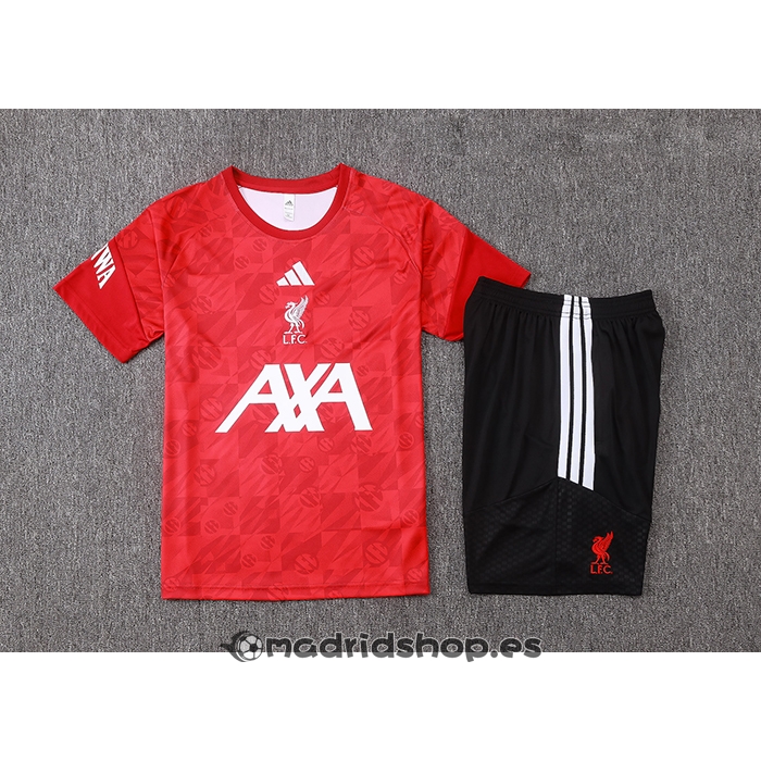 Chandal del Liverpool Manga Corta 26-27 Rojo - Pantalon Corto